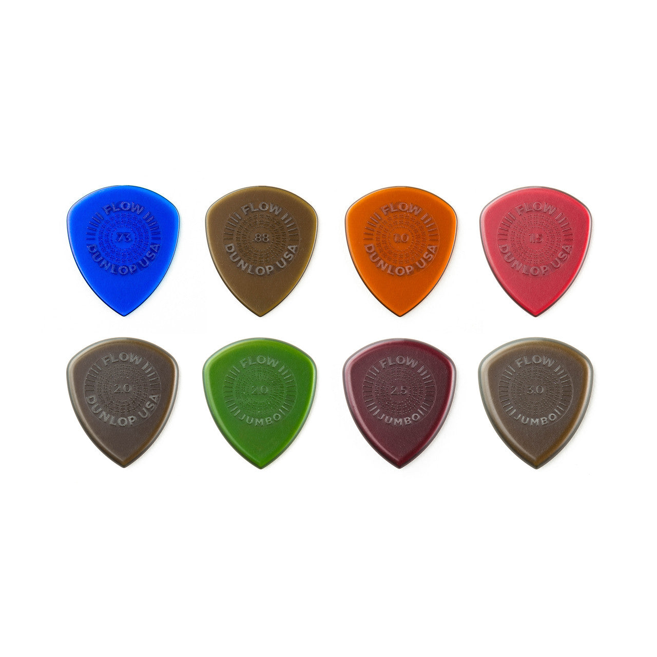 Dunlop Flow Guitar Picks Variety Pack (8)