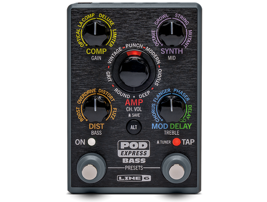 Line 6 Pod Express Bass Multi FX Pedal