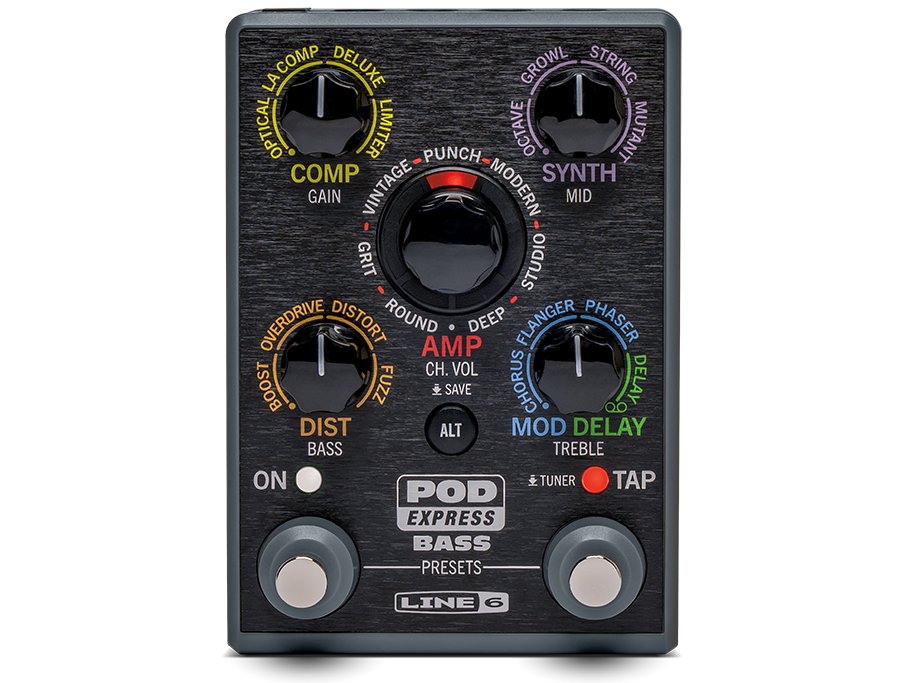 Line 6 Pod Express Bass Multi FX Pedal