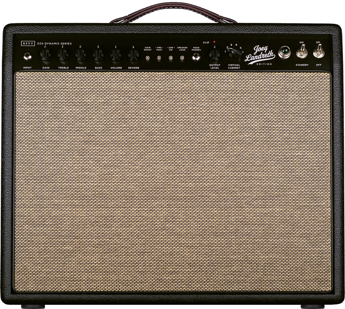 Revv Amplification Joey Landreth D25 JL Tube Combo Amplifier 1x12 Black Tolex