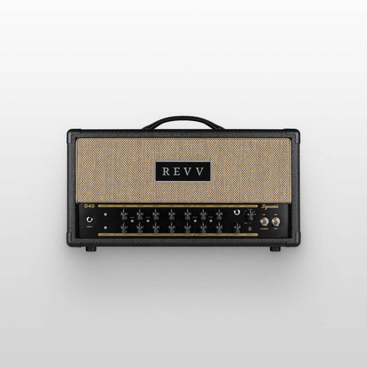 Revv Amplification D40H Tube Amp Head Black Tolex