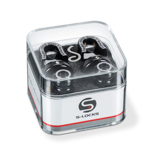 Schaller S-Lock Strap Locks (2pc) SCH1446 Black