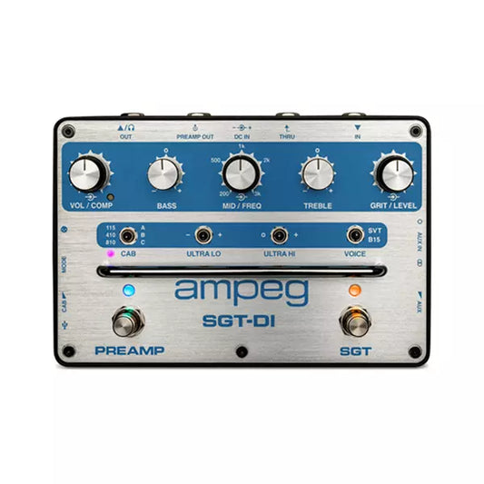 Ampeg SGT-DI All-In-One Bass Preamp / DI / Cab Simulator Blue Line Anniversary