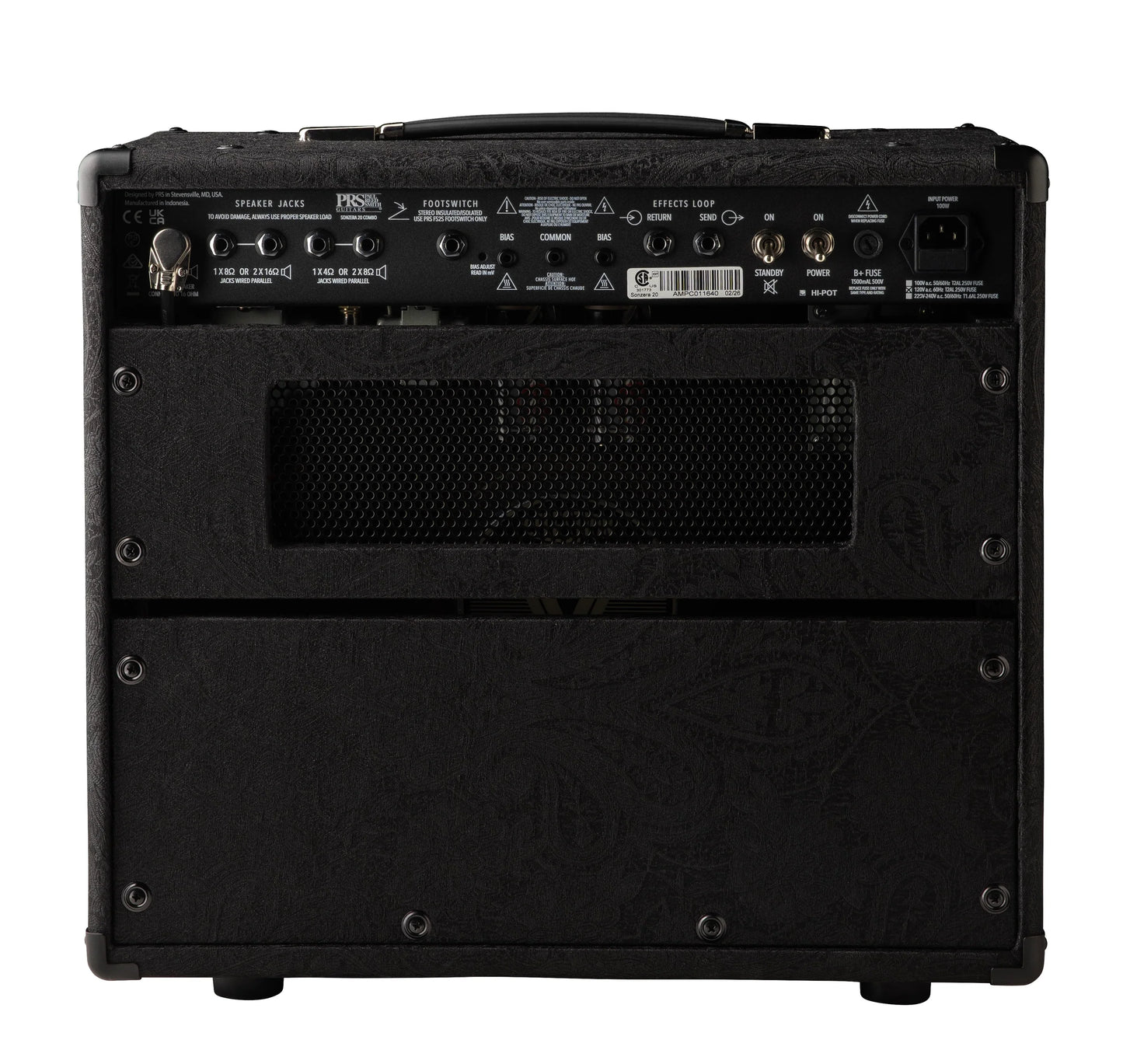 Paul Reed Smith PRS Sonzera 20 Combo 1x12 Amplifier Limited Edition Black Paisley