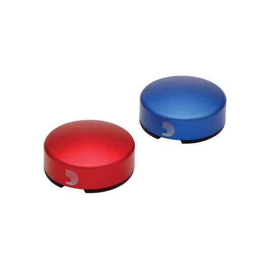 D'addario XPND Footswitch Topper 2-Pack Blue and Red