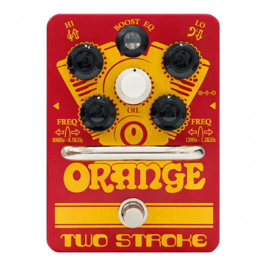 Orange Amplifiers Two Stroke Boost/EQ Dual Parametric Boost Pedal