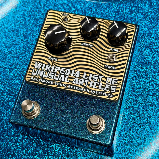 BSRI Wikipedia List Of Unusual Articles Analog Vibrato Pedal