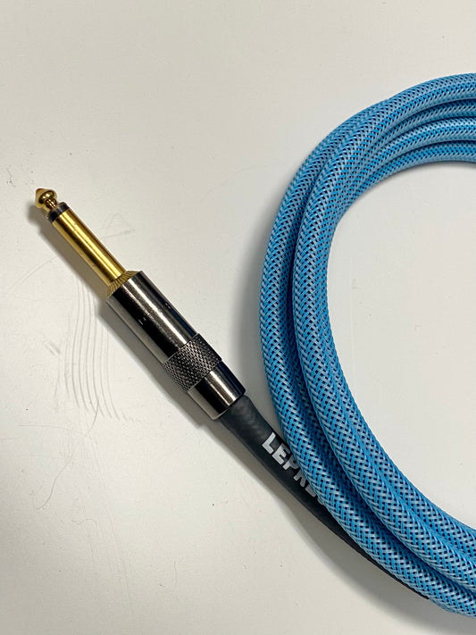 Leprechaun Gold Instrument Cable (Baby Blues)