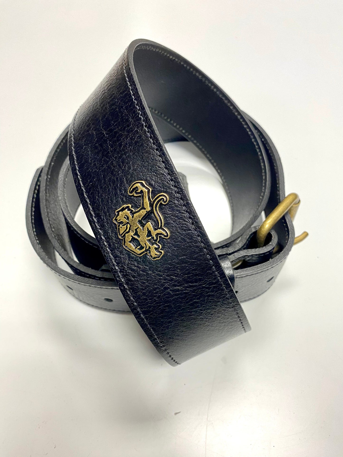 Red Monkey Designs 2" Classic Guitar Strap (Black/Antique Brass, Size: 2)