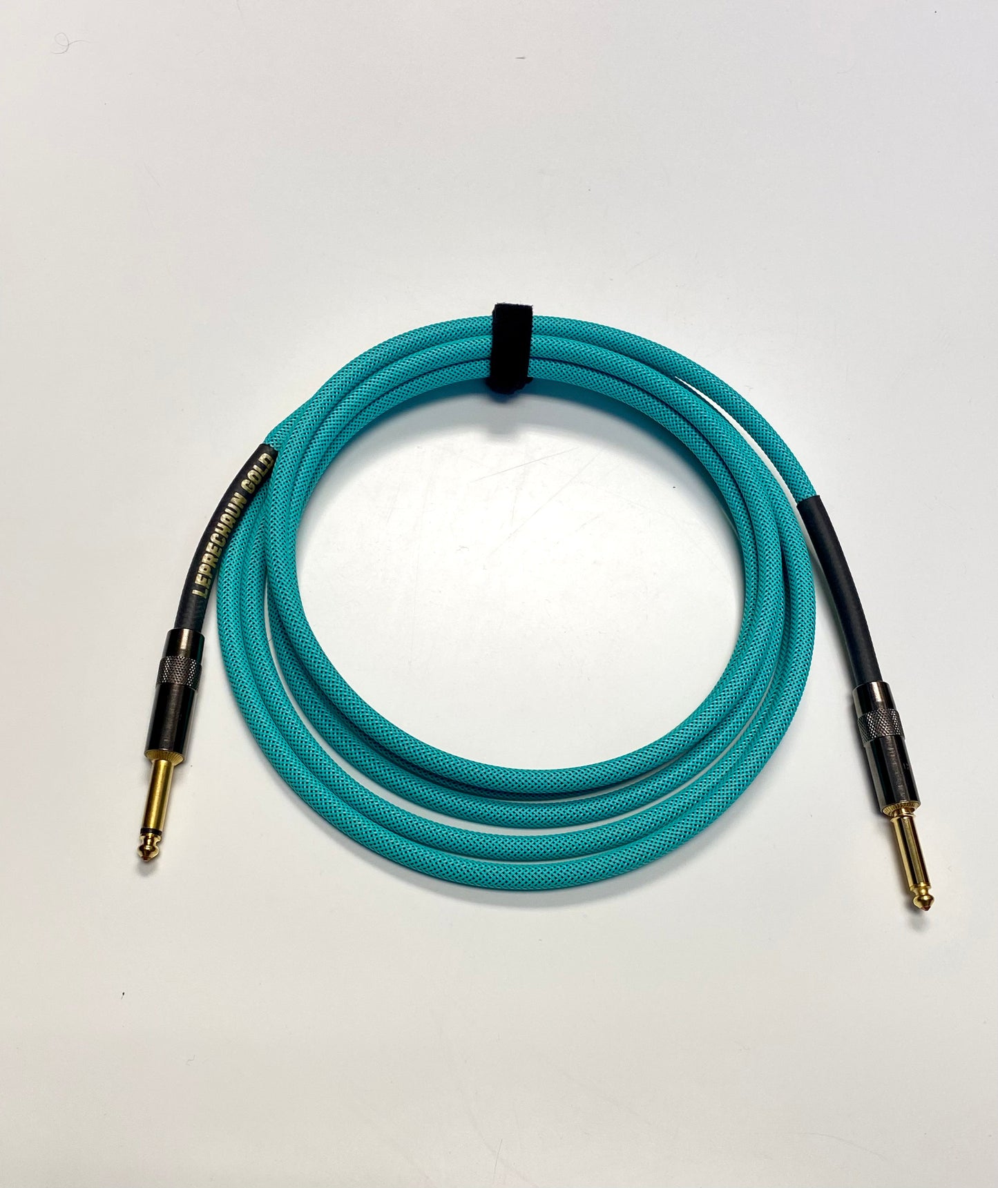 Leprechaun Gold Instrument Cable (Turquoise)
