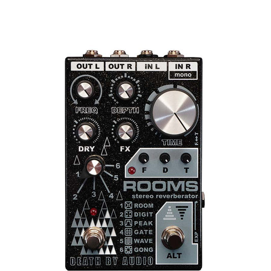 Death by Audio Rooms Stereo Reverberator Pedal