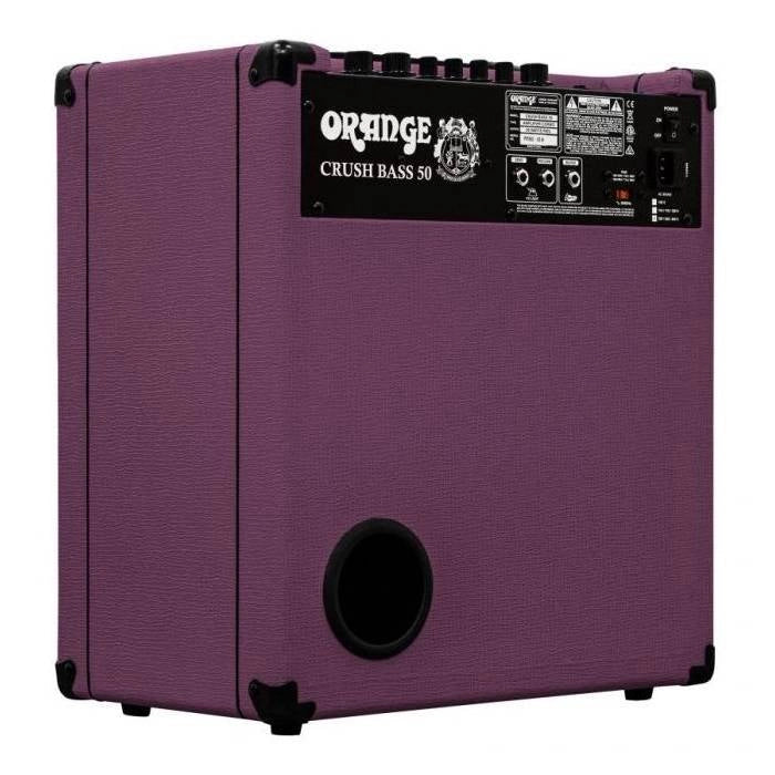 Orange Amplifiers Crush Bass 50 Combo Bass Amplifier Glenn Hughes Special Edition Purple Tolex