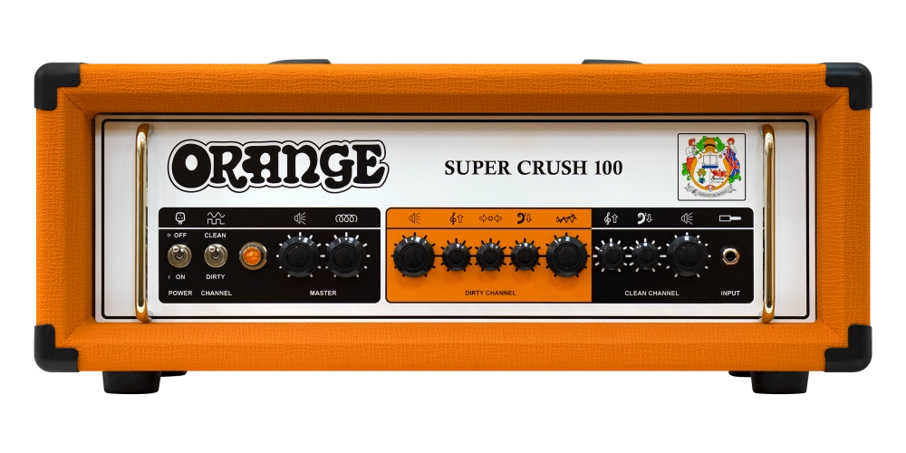 Orange Amplifiers Super Crush 100 Guitar Amp Head Orange Tolex 100w