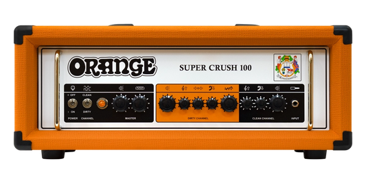 Orange Amplifiers Super Crush 100 Guitar Amp Head Orange Tolex 100w