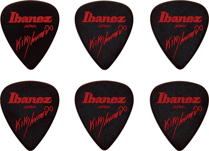 Ibanez B1000KL BK Kiko Loureiro Guitar Picks (6) 1.2mm Black