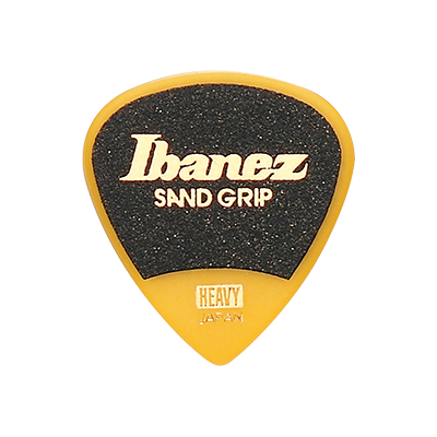 Ibanez PPA16HSG YE Sand Grip Picks (6) 1.0mm Heavy Yellow