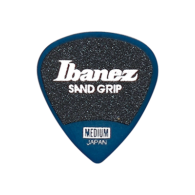 Ibanez PPA16MSG DB Sand Grip Picks (6) 0.8mm Medium Dark Blue