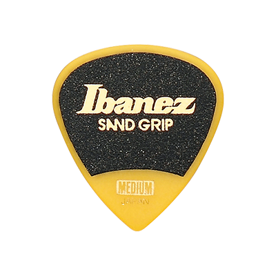 Ibanez PPA16MSG YE Sand Grip Picks (6) 0.8mm Medium Yellow