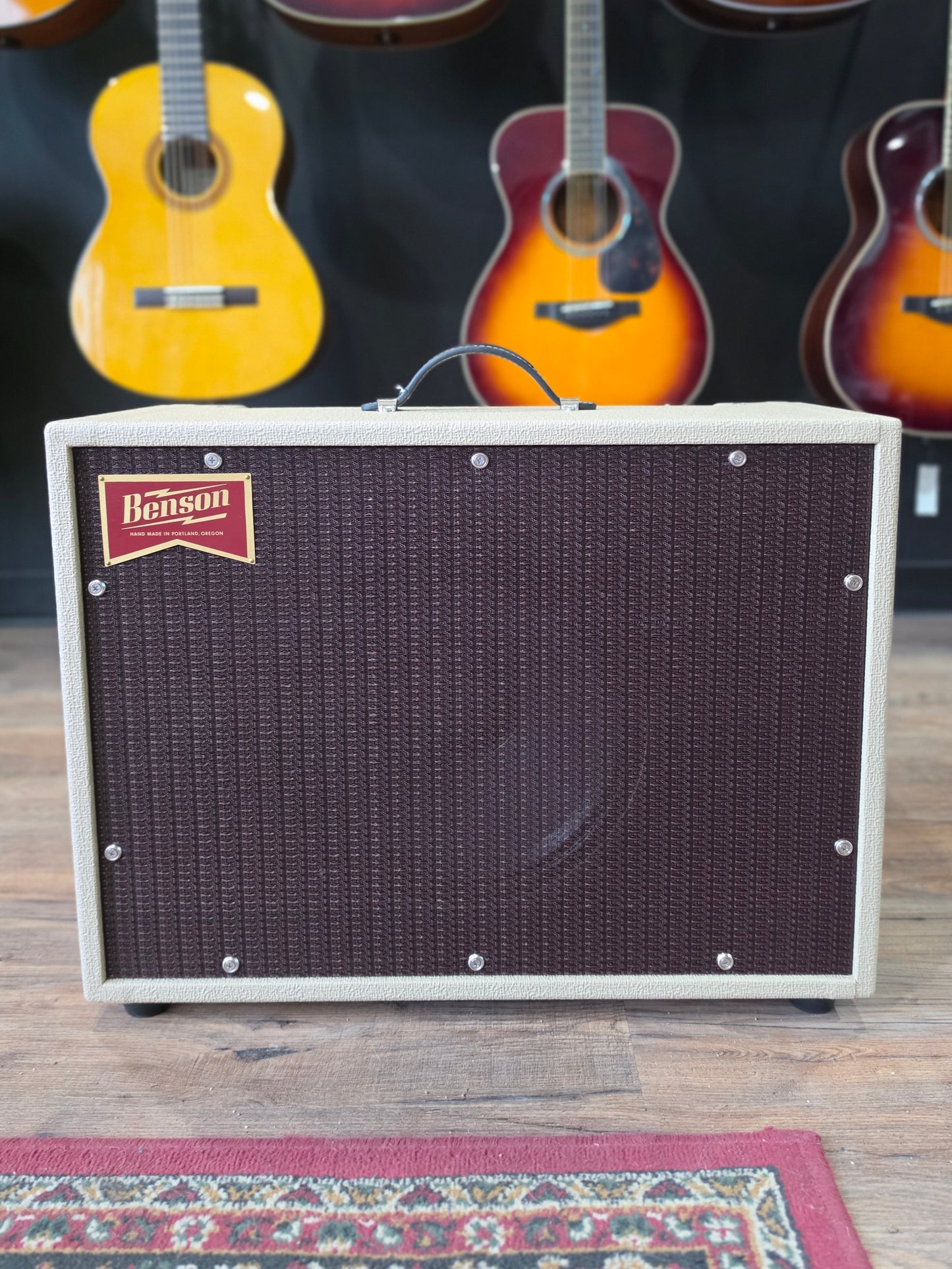 USED Benson Amps Monarch Reverb + 1x12 Combo Amplifier Blonde Tolex