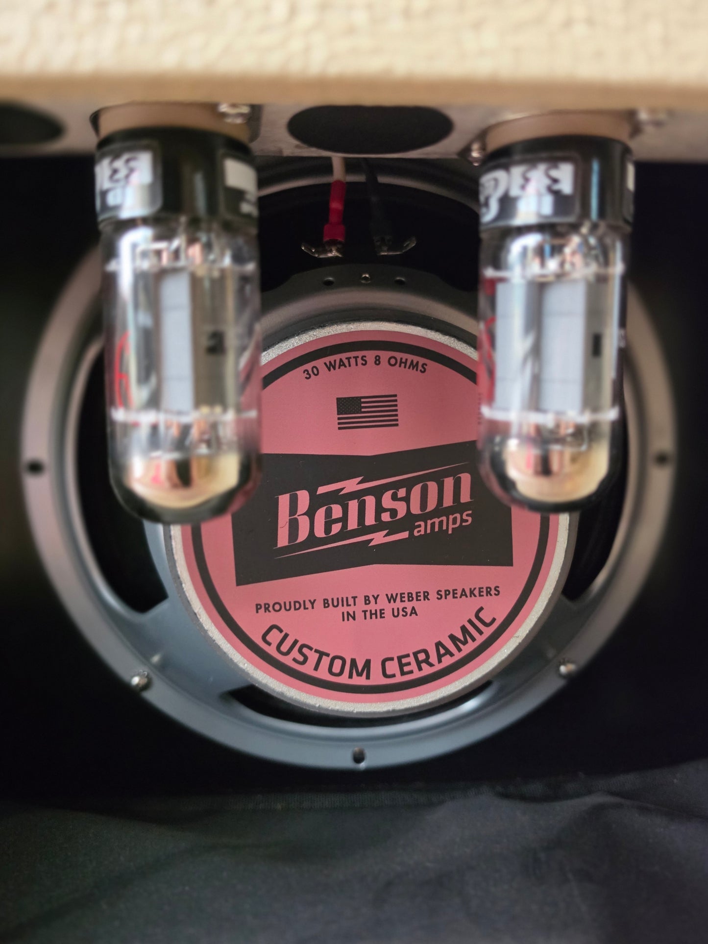 USED Benson Amps Monarch Reverb + 1x12 Combo Amplifier Blonde Tolex