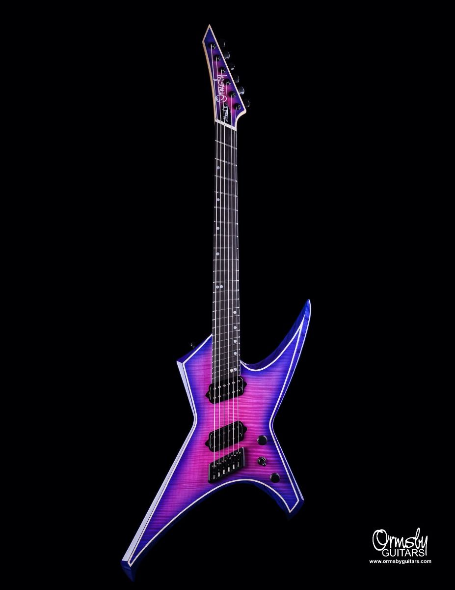 Ormsby Guitars Metal X GTR 6 String Electric Guitar Dragon Burst RUN 16