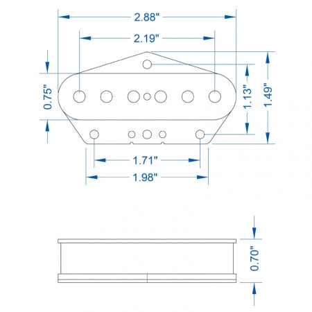 Lollar Pickups Tele 52 6 String Pickup Set