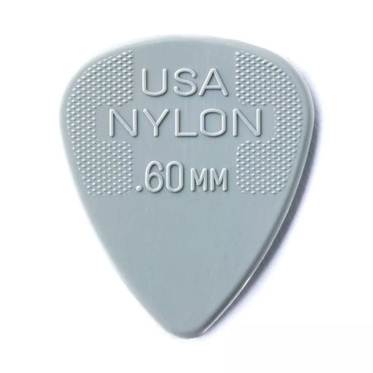 Dunlop Nylon Standard 0.60mm Picks (12 Pack)
