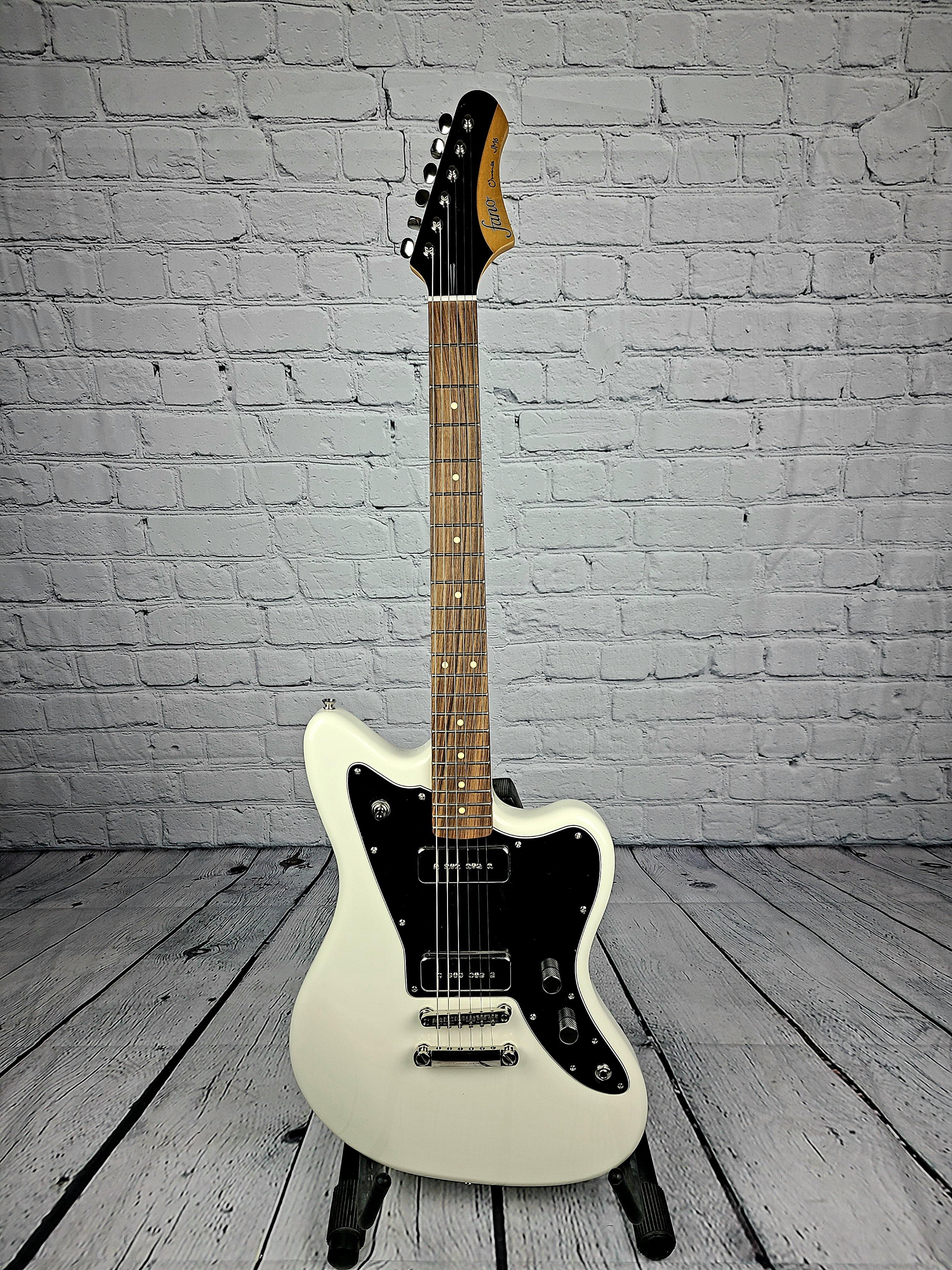 Fano JM6 Omnis Olympic White Offset Electric Guitar – Guitar Brando