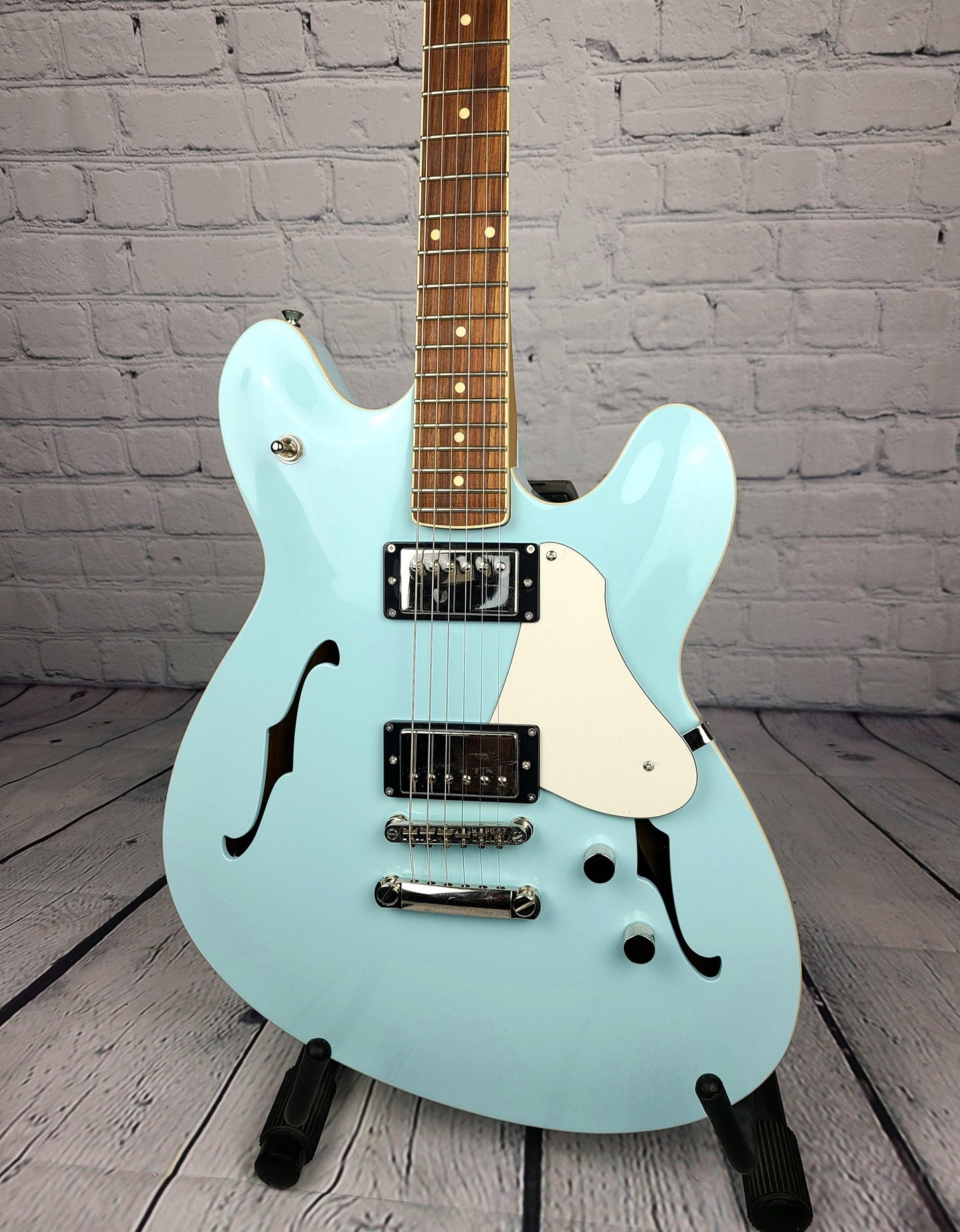 Fano GF6 Omnis Semi-Hollow Sonic Blue - Guitar Brando