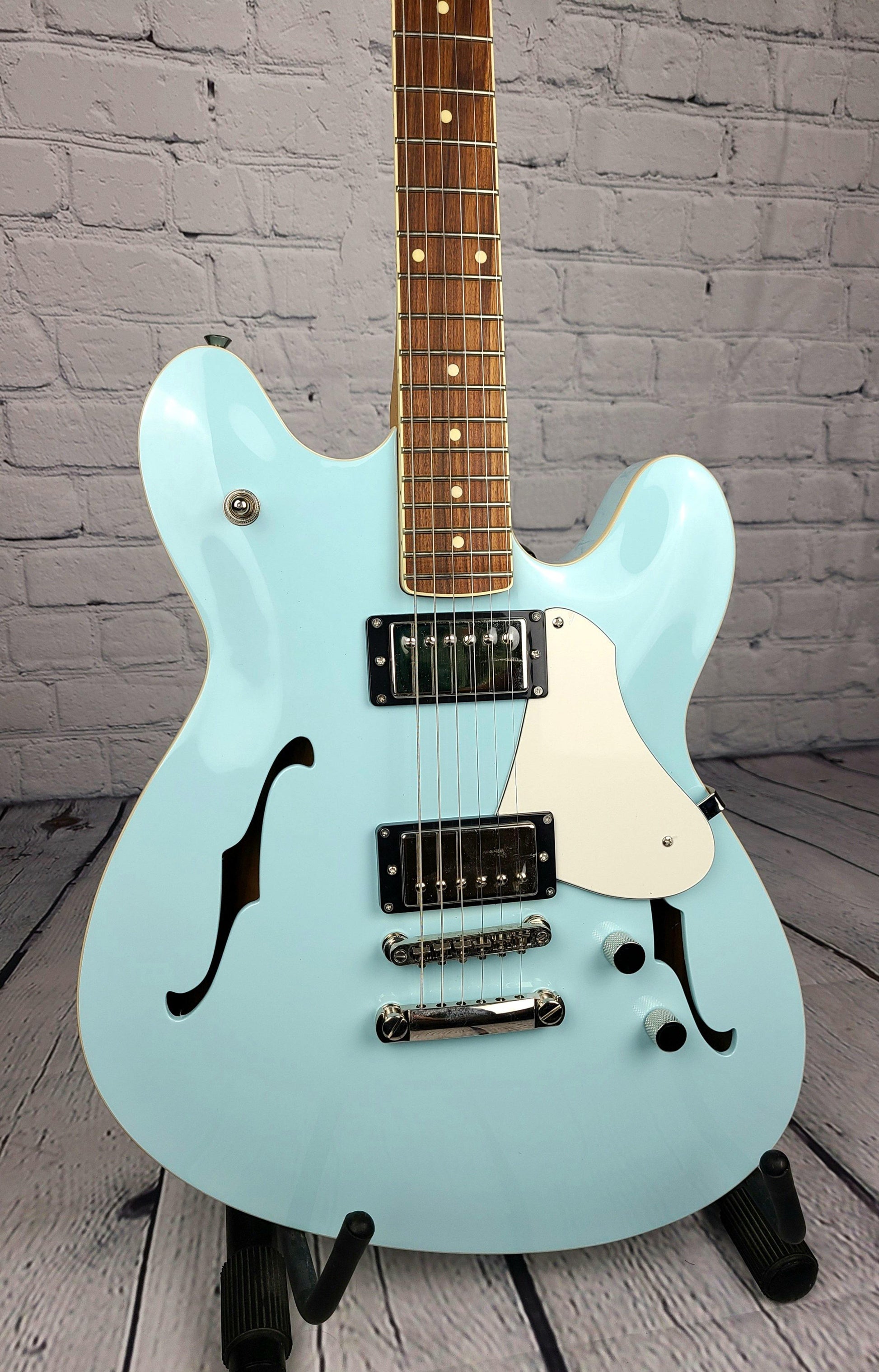 Fano GF6 Omnis Semi-Hollow Sonic Blue - Guitar Brando