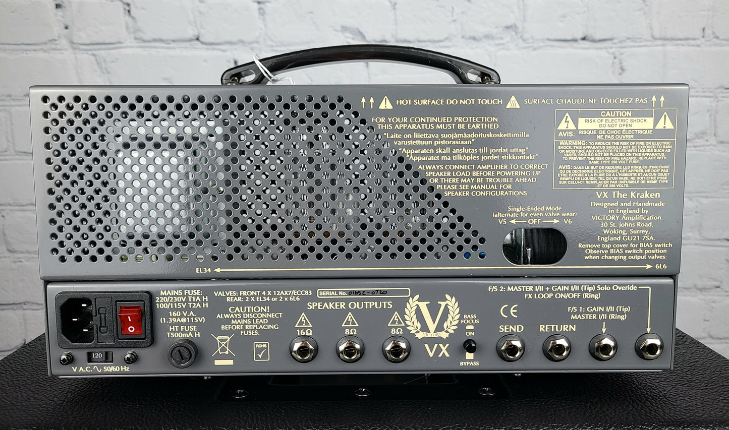 Victory Amplification The Kraken VX 50w Tube Amp Head