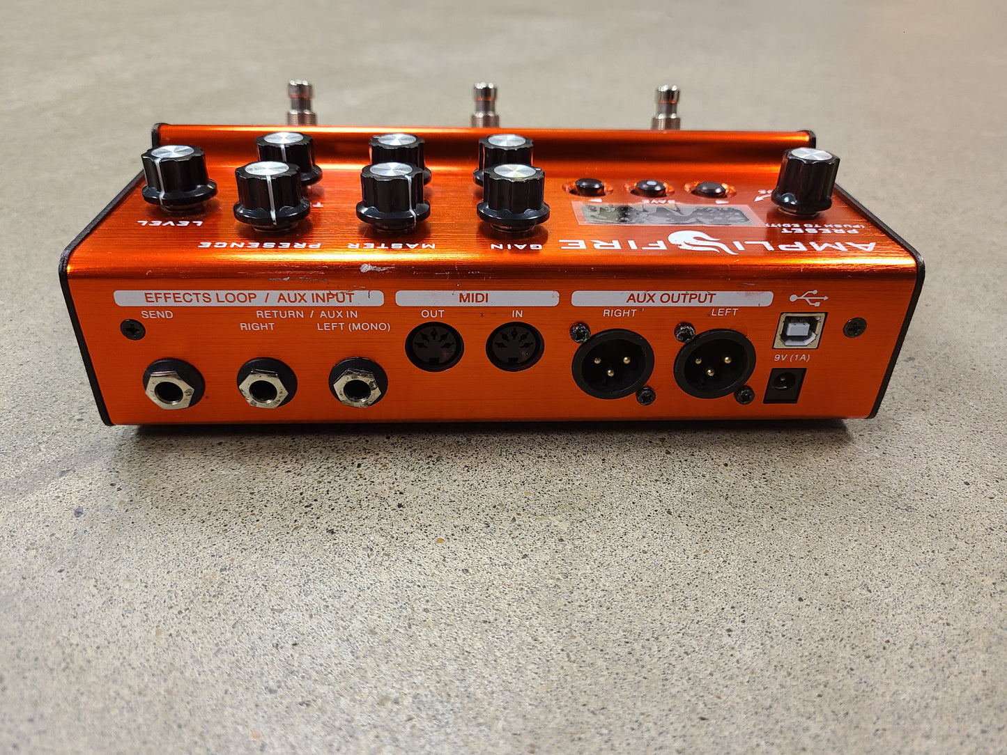 USED Atomic AmpliFIRE 3 Amp Sim & Multi-FX Pedal