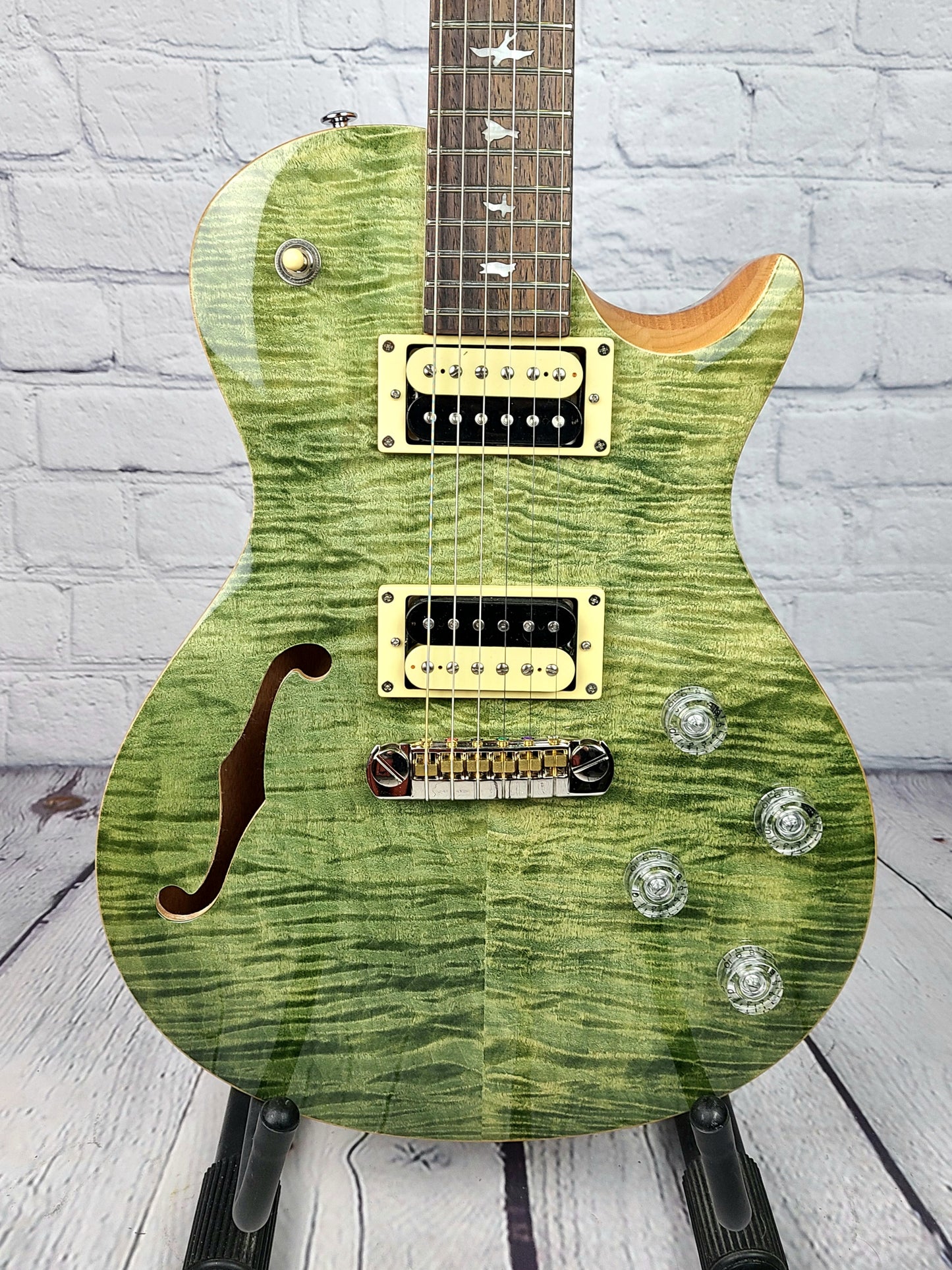 Paul Reed Smith PRS SE Zach Myres Signature 245 Semi-Hollow Guitar Trampas Green