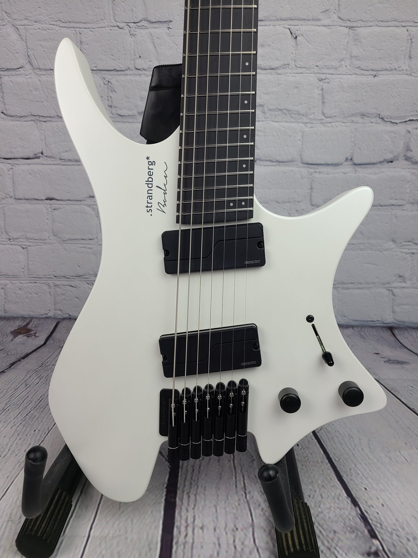 Strandberg Boden Metal 7 String White Pearl Roasted Maple Neck