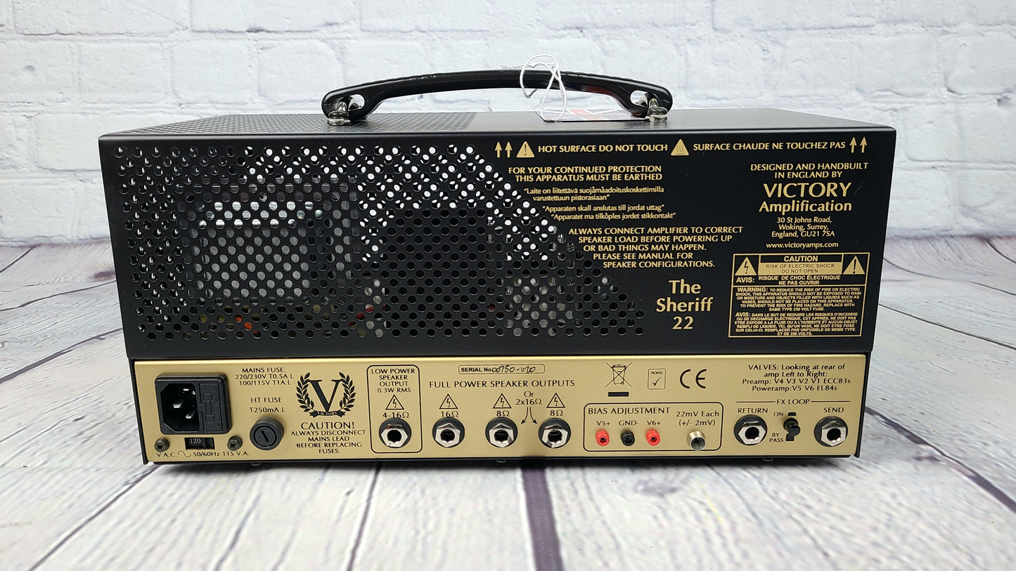 Victory Amplification Sheriff 22 Lunchbox Tube Amp Head