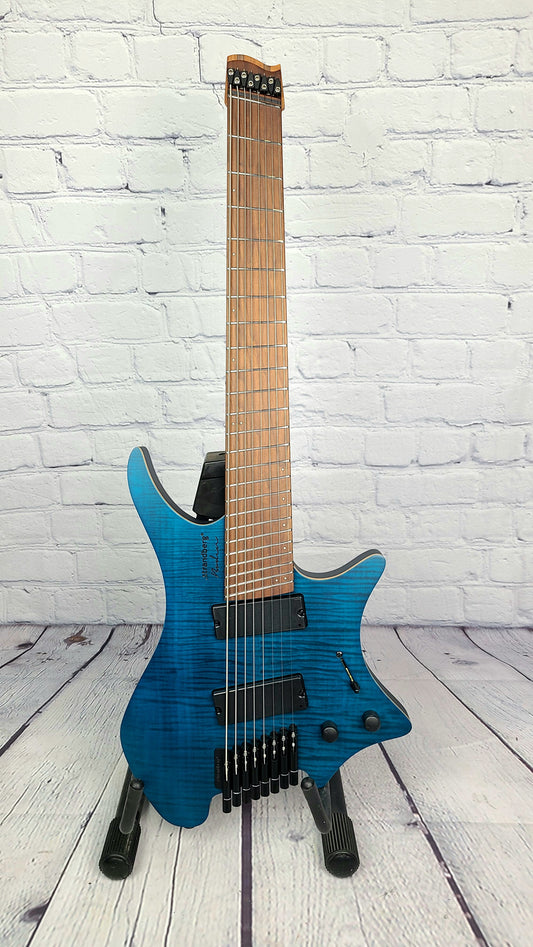 Strandberg Boden Standard 8 String Flame Maple Trans Blue