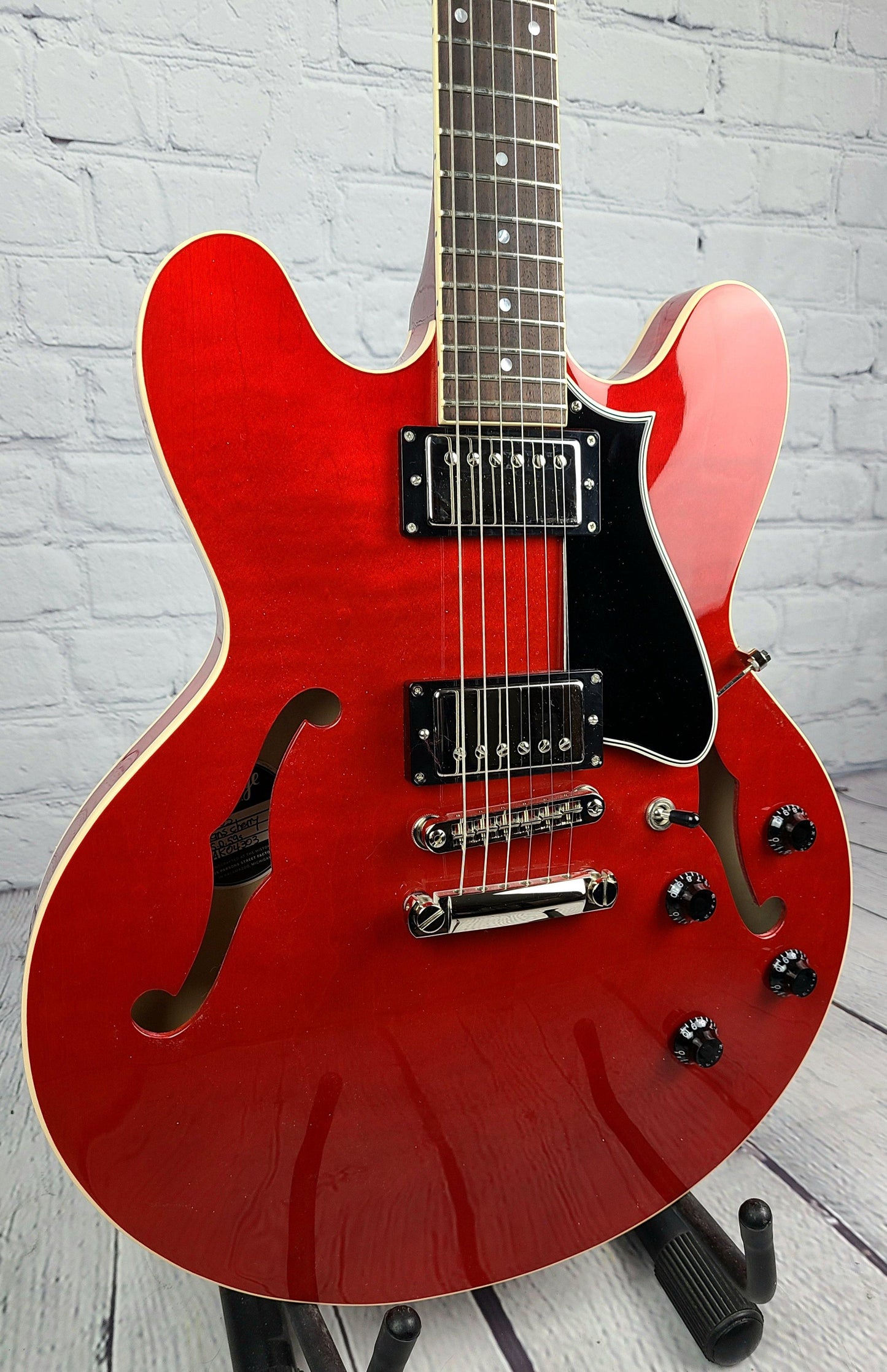 Heritage Standard H-535 Semi-Hollow Guitar Trans Cherry Burst - Guitar Brando