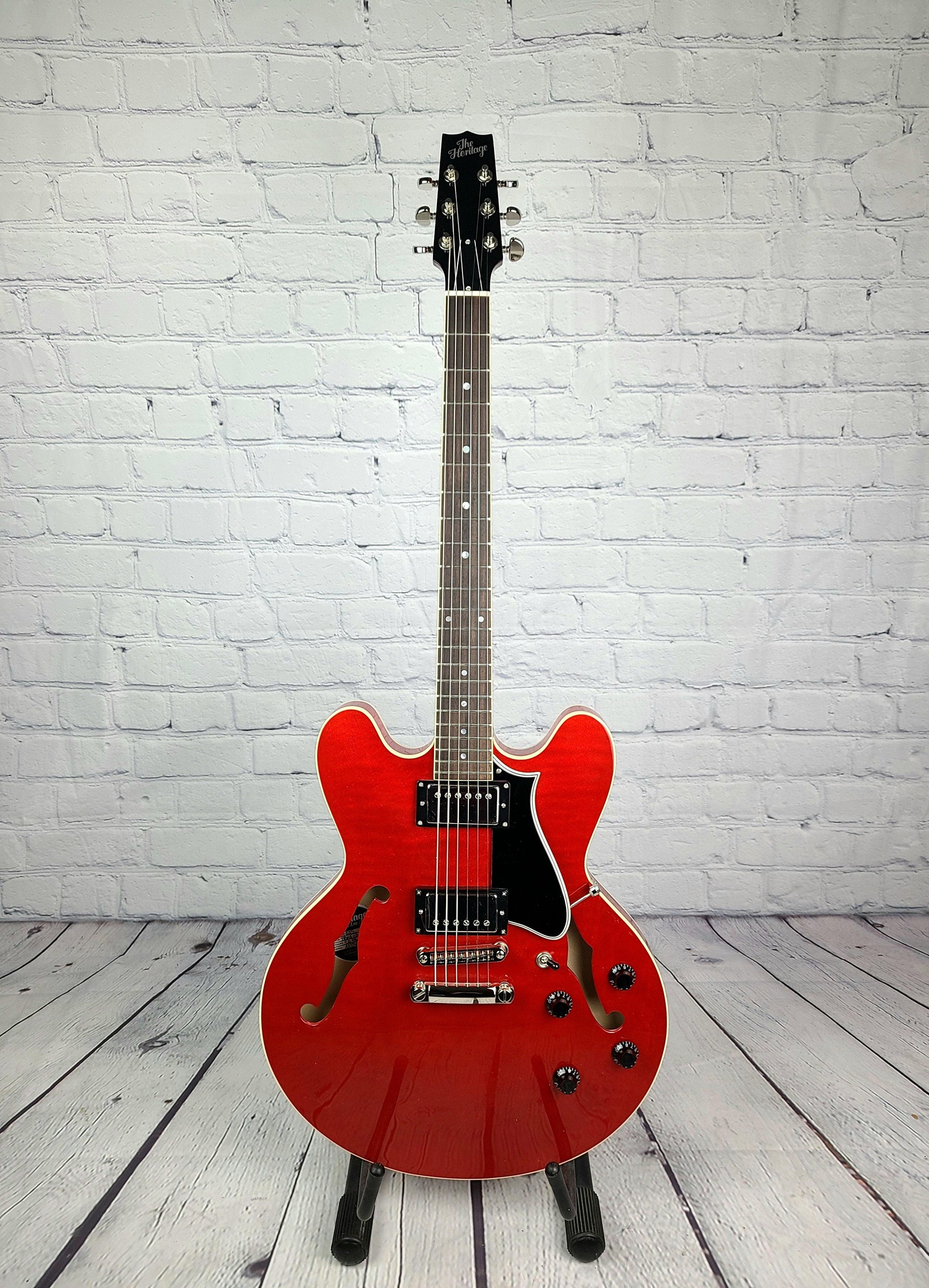 Heritage Guitars H-535 Red Flame Top ES335