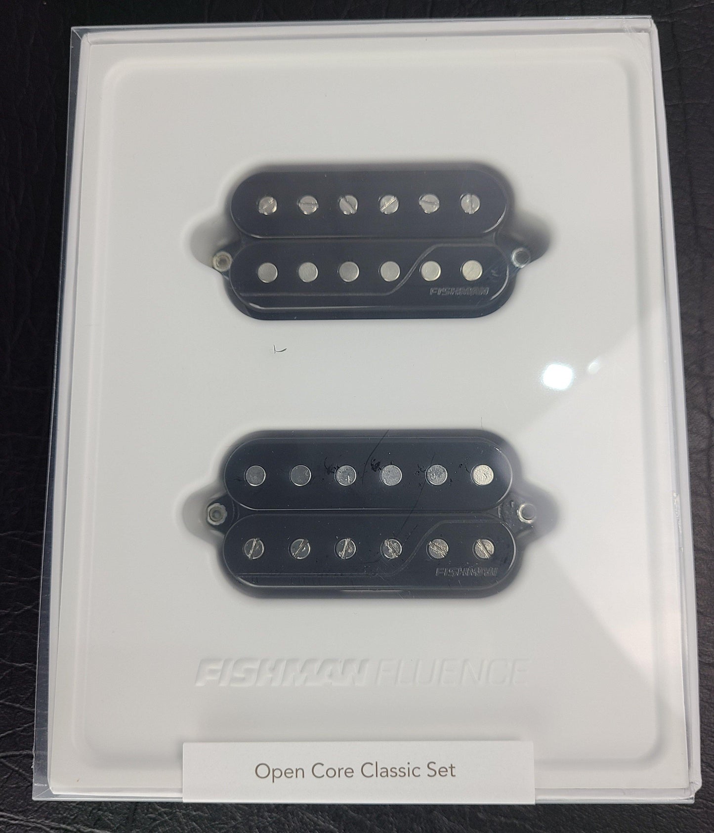 Fishman Fluence Classic Open Core 6 String Set Pickups - Black Bobbins - Guitar Brando