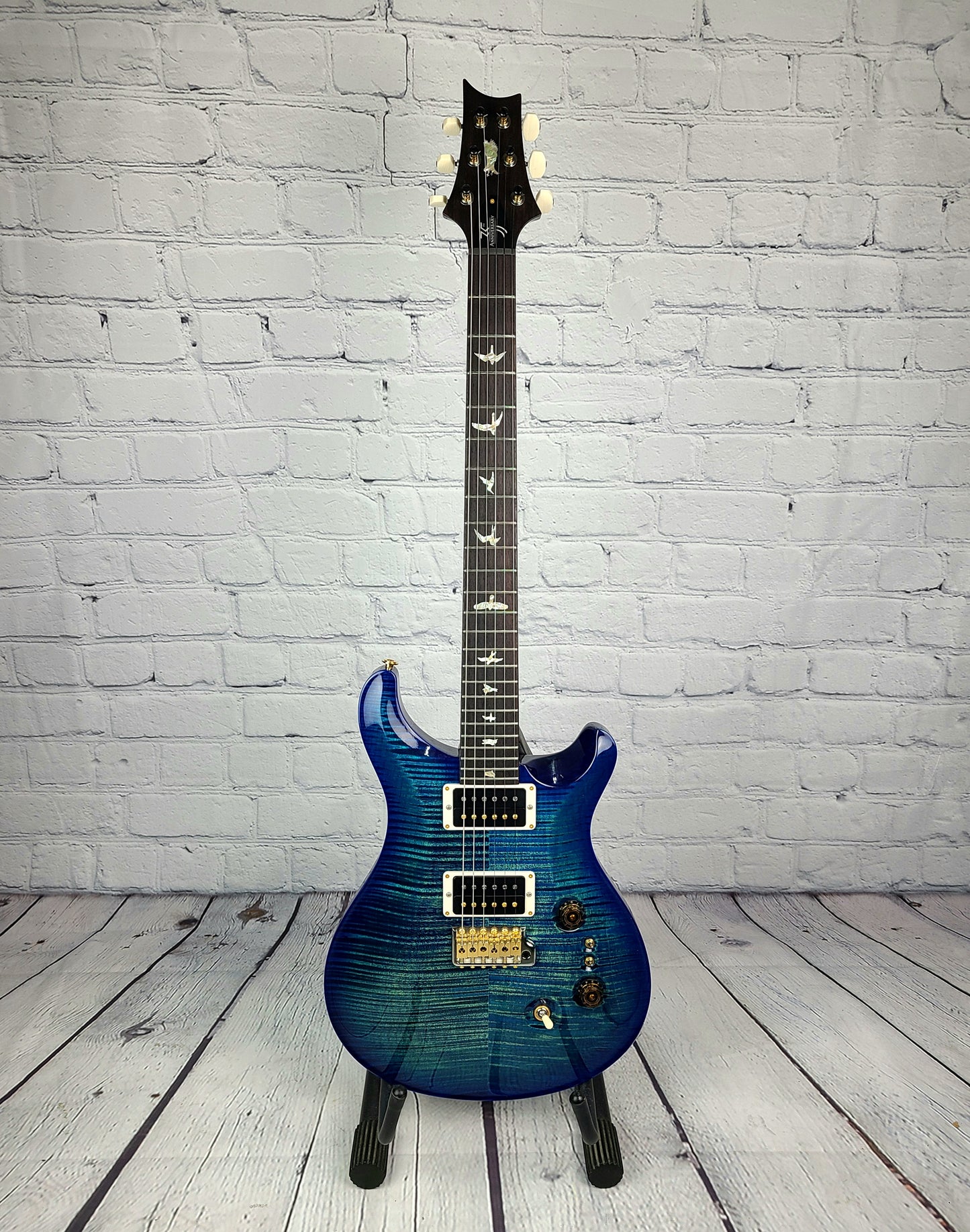 Paul Reed Smith PRS 2020 Custom 24 Core 10 Top 35th Anniversary 24-08 Switching Cobalt Blue Wrap