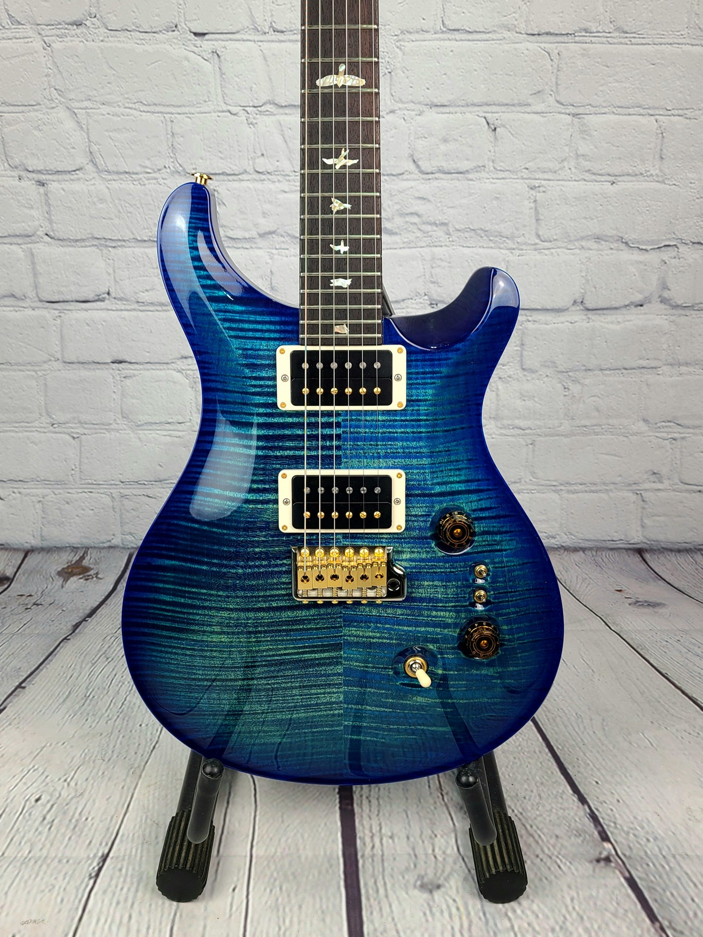 Paul Reed Smith PRS 2020 Custom 24 Core 10 Top 35th Anniversary 24-08 Switching Cobalt Blue Wrap