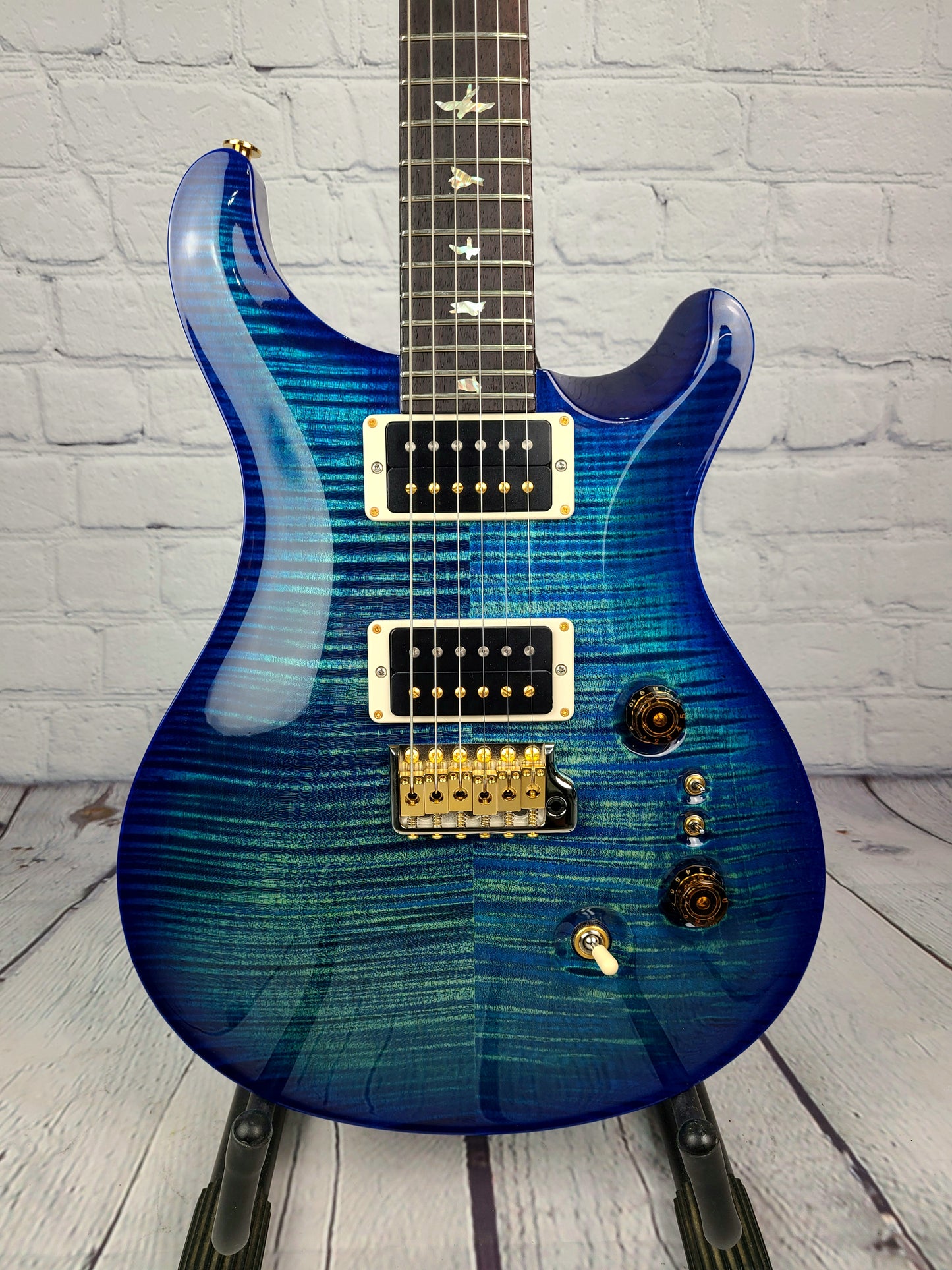 Paul Reed Smith PRS 2020 Custom 24 Core 10 Top 35th Anniversary 24-08 Switching Cobalt Blue Wrap