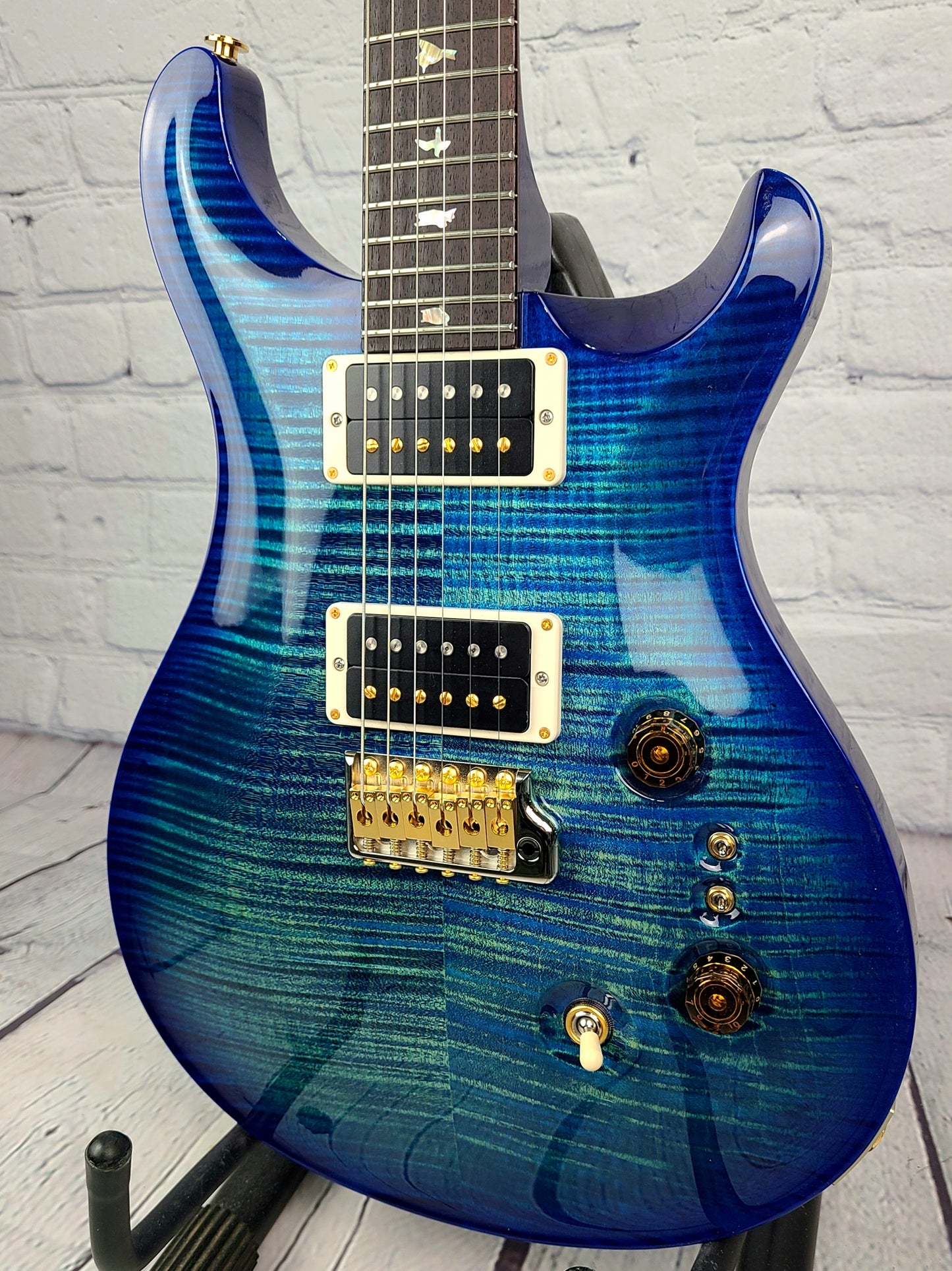 Paul Reed Smith PRS 2020 Custom 24 Core 10 Top 35th Anniversary 24-08 Switching Cobalt Blue Wrap