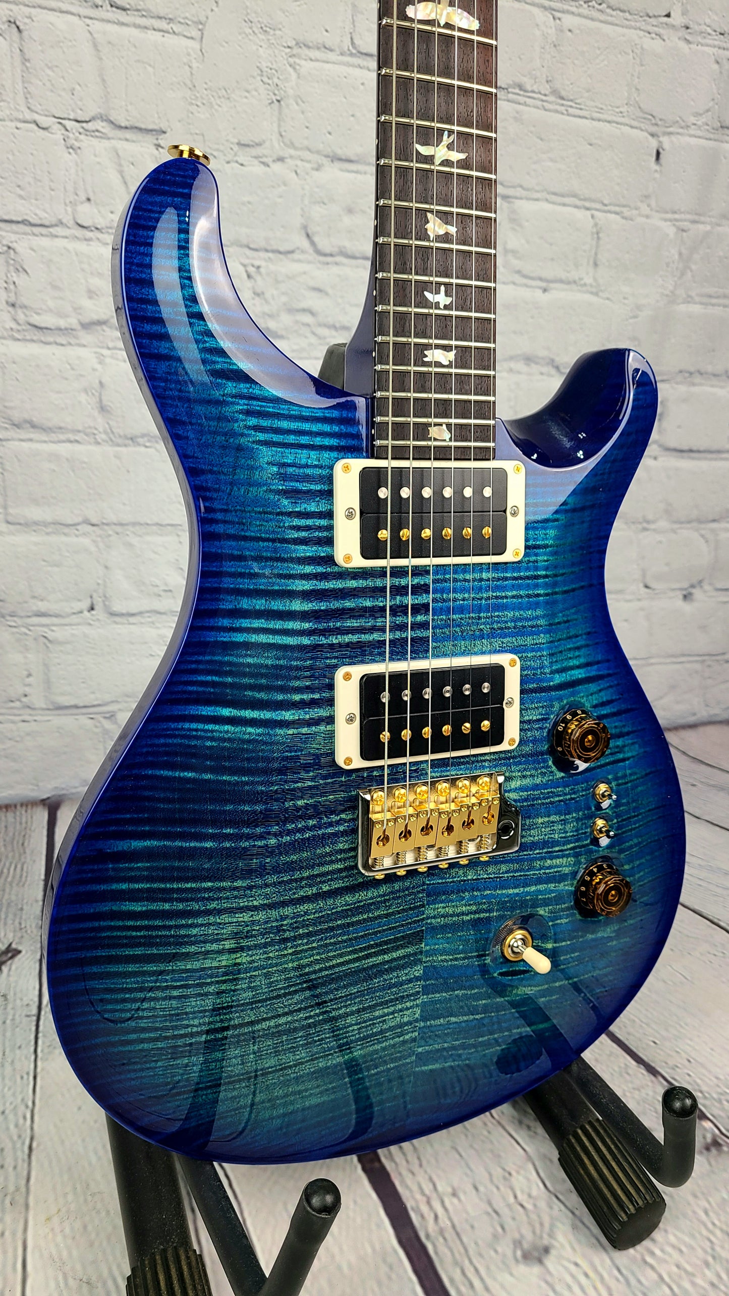 Paul Reed Smith PRS 2020 Custom 24 Core 10 Top 35th Anniversary 24-08 Switching Cobalt Blue Wrap