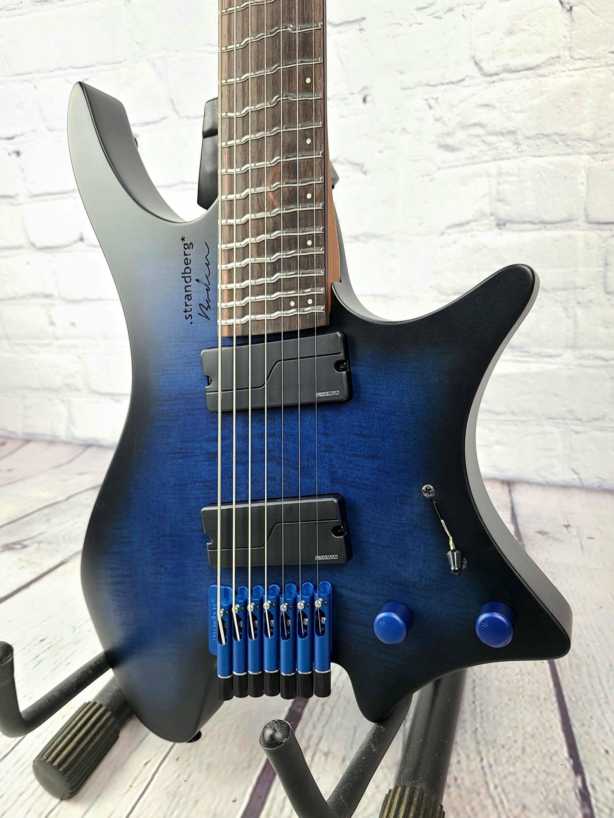 Strandberg Boden True Temperment 7 String TT Blue Flame Maple – Guitar ...