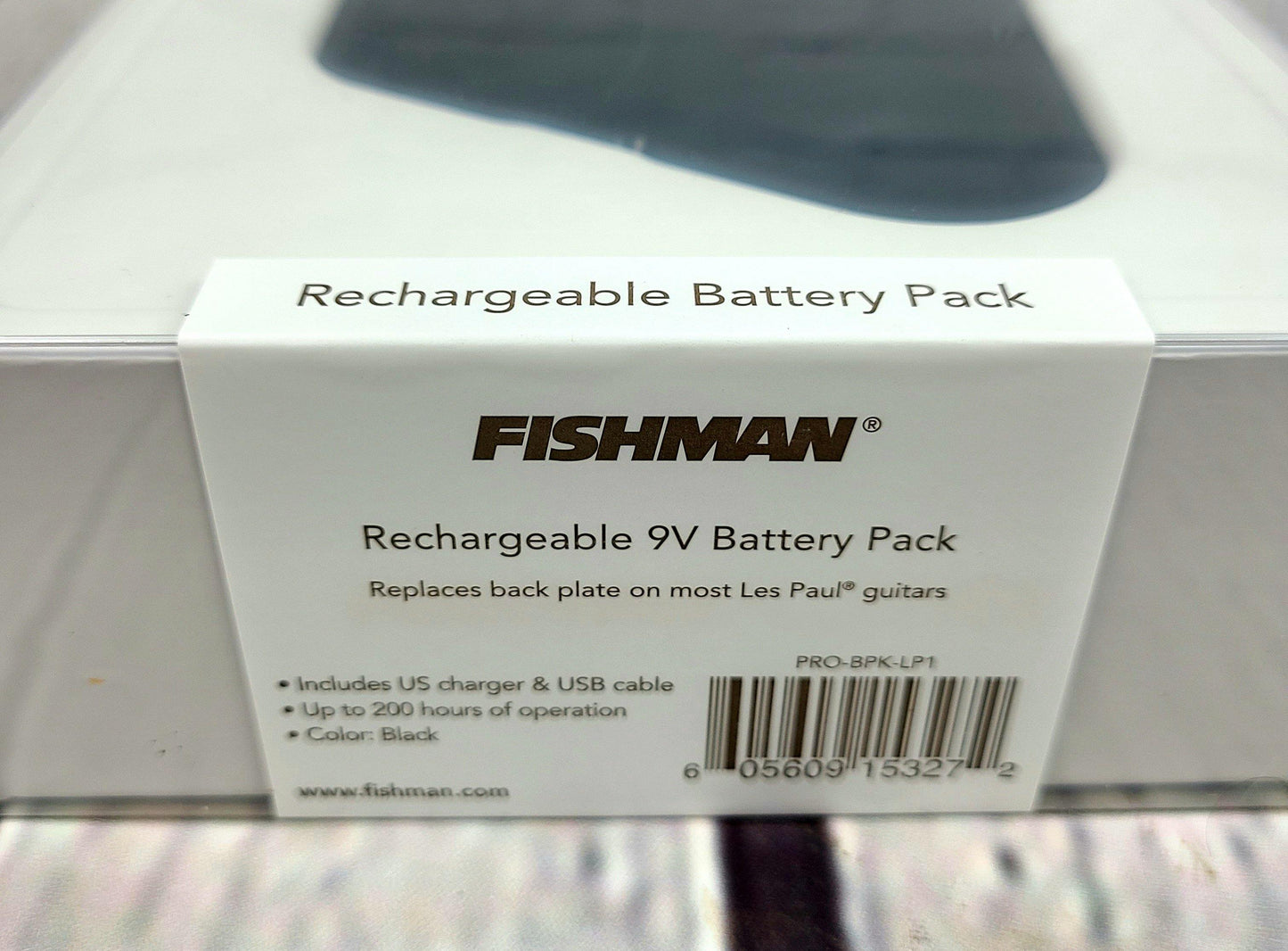 Fishman Fluence Pickups Les Paul Rechargeable Battery Pack - Guitar Brando