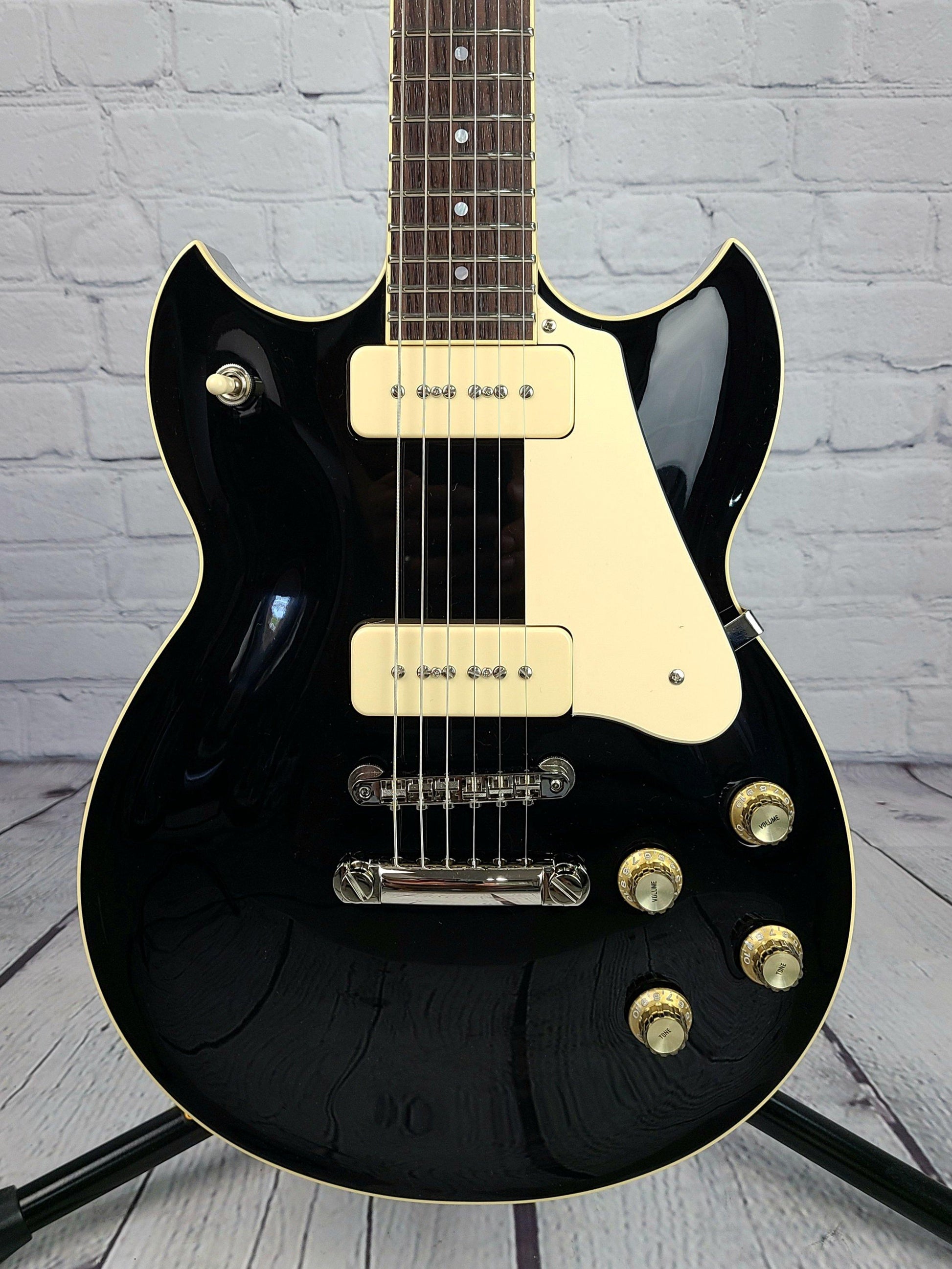 Yamaha SG1802 Electric Guitar Gloss Black P90 Made in Japan - Guitar Brando