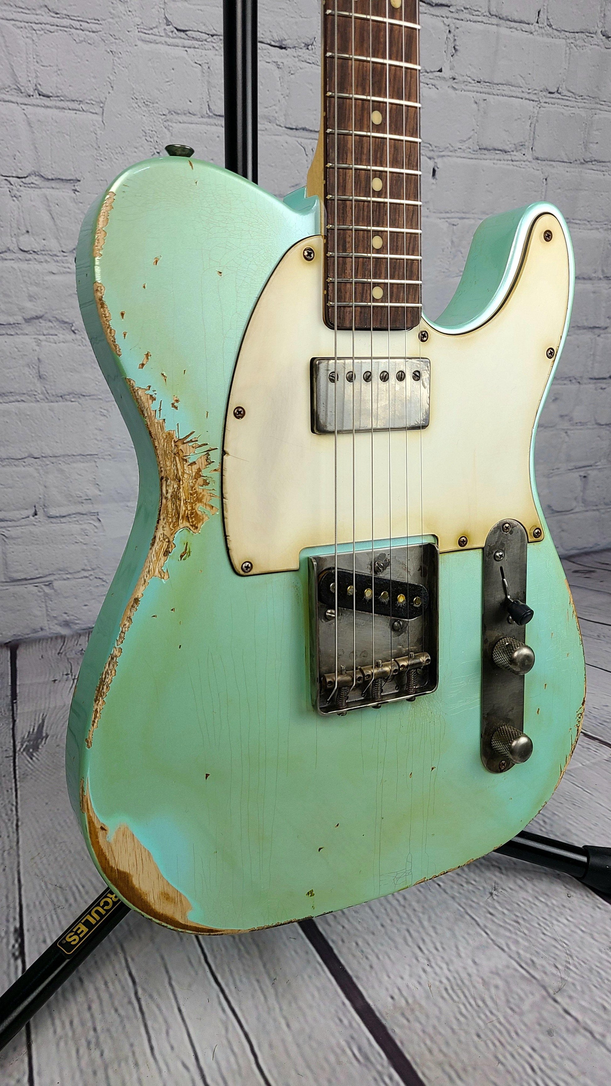 LSL Instruments Bad Bone 1 Custom Efoam Pearl Heavy Aged Relic - Guitar Brando