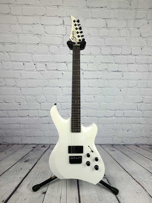 Line 6 Shuriken SR250 Variax Electric Guitar Satin White - Guitar Brando