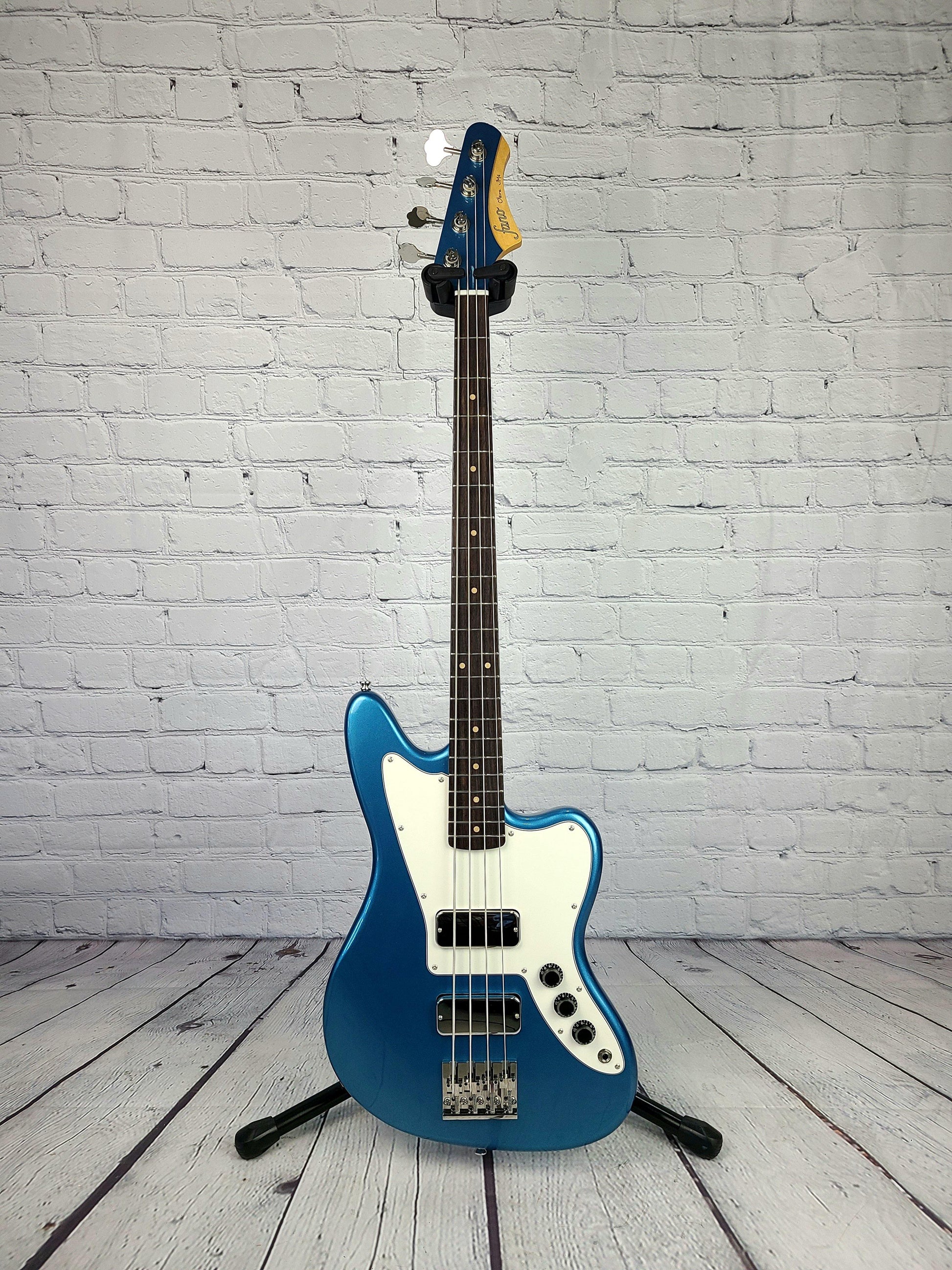 Fano Oltre JM4 Bass Guitar Lake Placid Blue USA Made - Guitar Brando